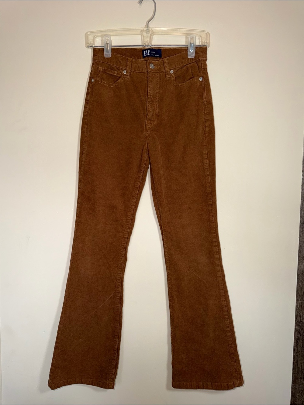 GAP Women's Chestnut Corduroy Wide-Leg Jeans